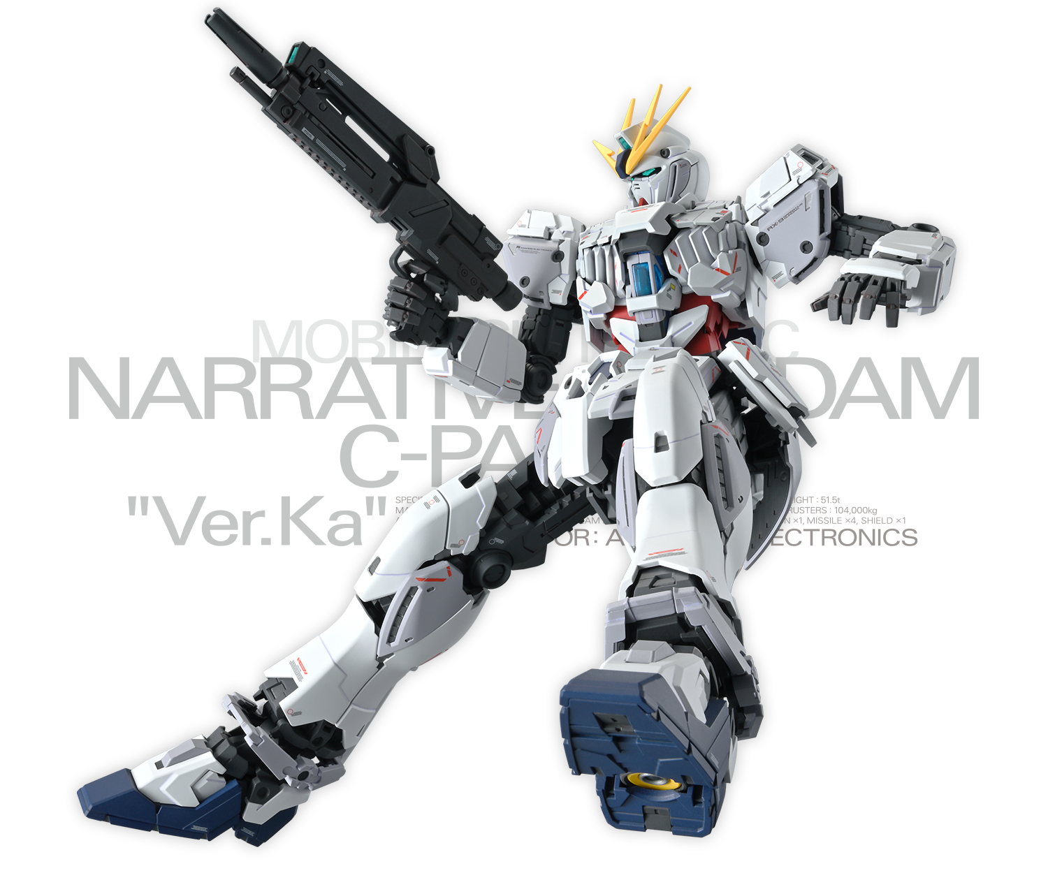 (MG) 1/100 NARRATIVE GUNDAM C-PACKS Ver.Ka