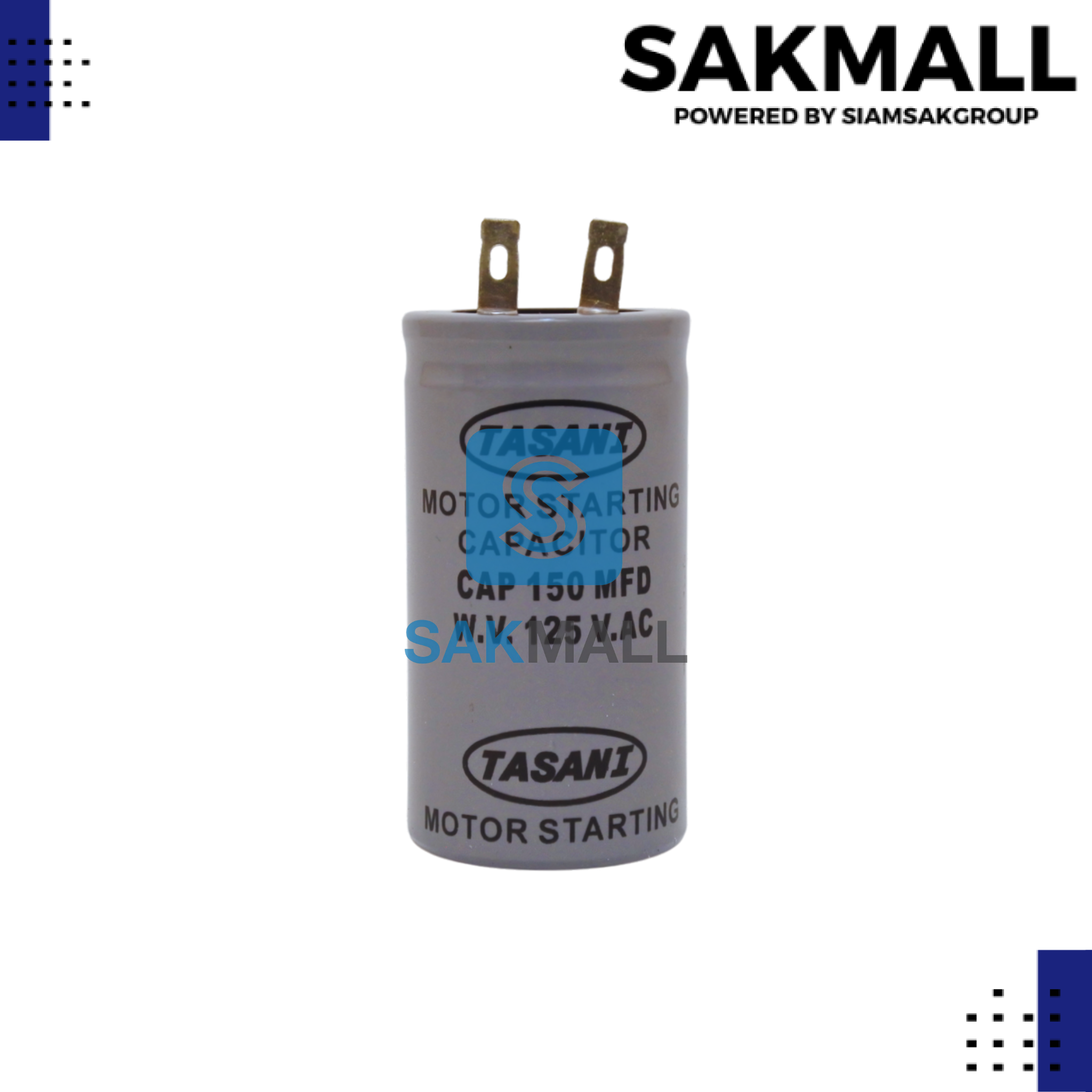 คอนเดนเซอร์ RU/HI 150 ไมโคร 125 โวลต์ 0.5 HP