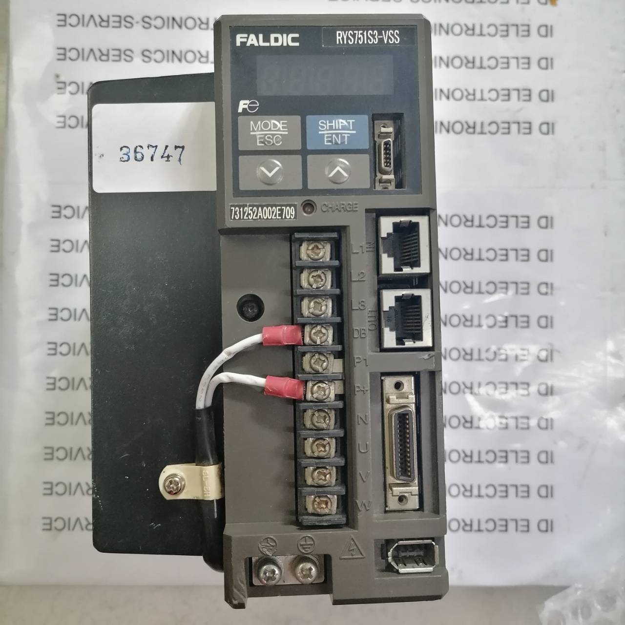 SERVO DRIVE " FUJI " MODEL : RYS751S3-VSS