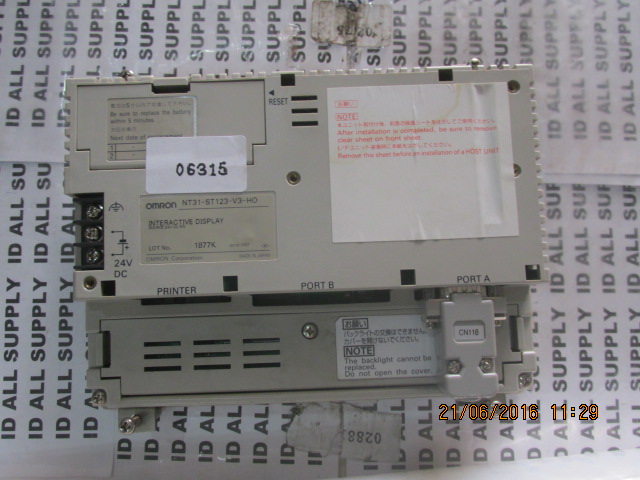 LCD TOUCH SCREEN " OMRON " MODEL : NT31-ST123-V3-HO