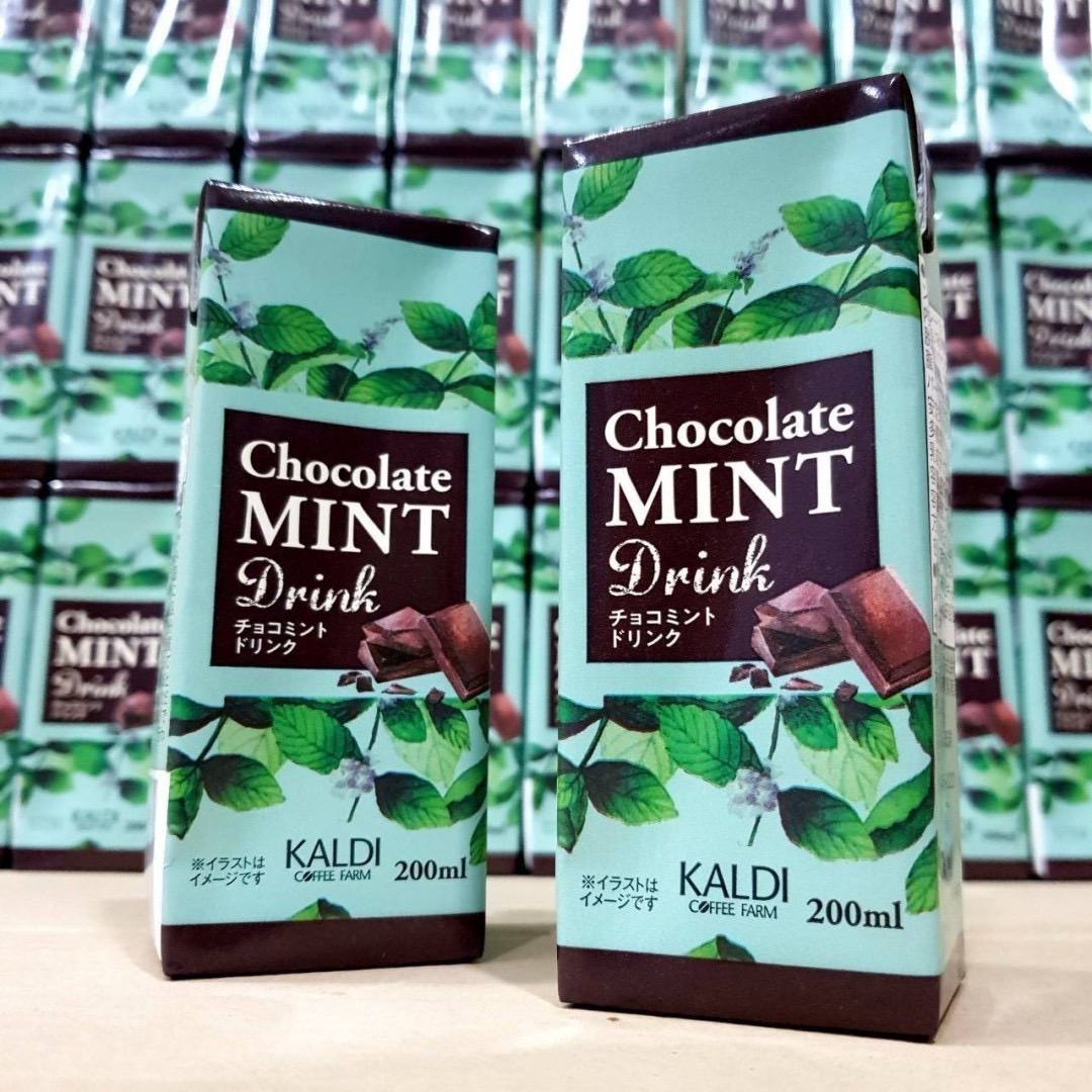 ชอคมิ้นท์ Chocmint Chocolate mint drink จาก Kaldi Japan 200ml