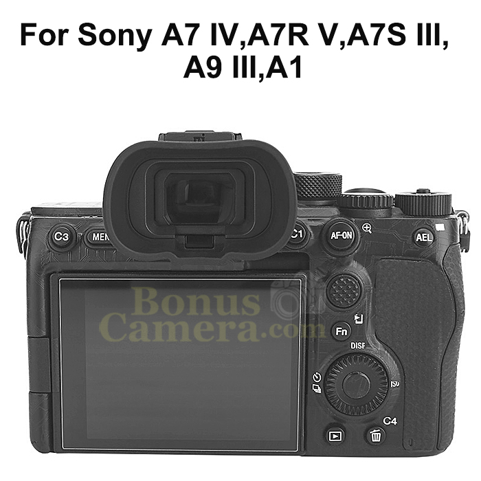 ยางรองตาแบบยาว กล้องโซนี่ A7 IV,A7R V,A7S III,A9 III,A1,A1 II ใช้แทน Sony FDA-EP19 eye cup