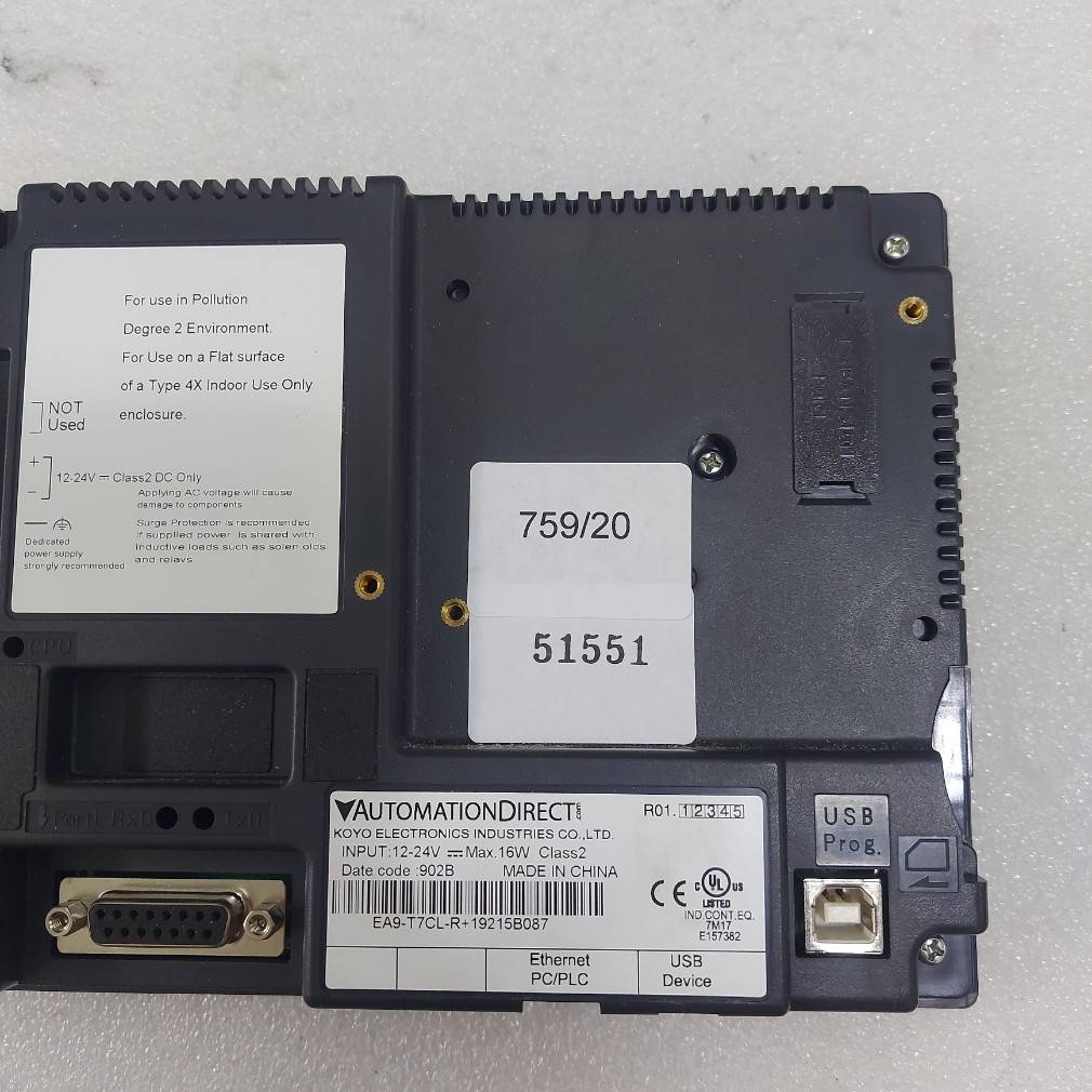 LCD TOUCH SCREEN " KOYO " MODEL : EA9-T7CL-R