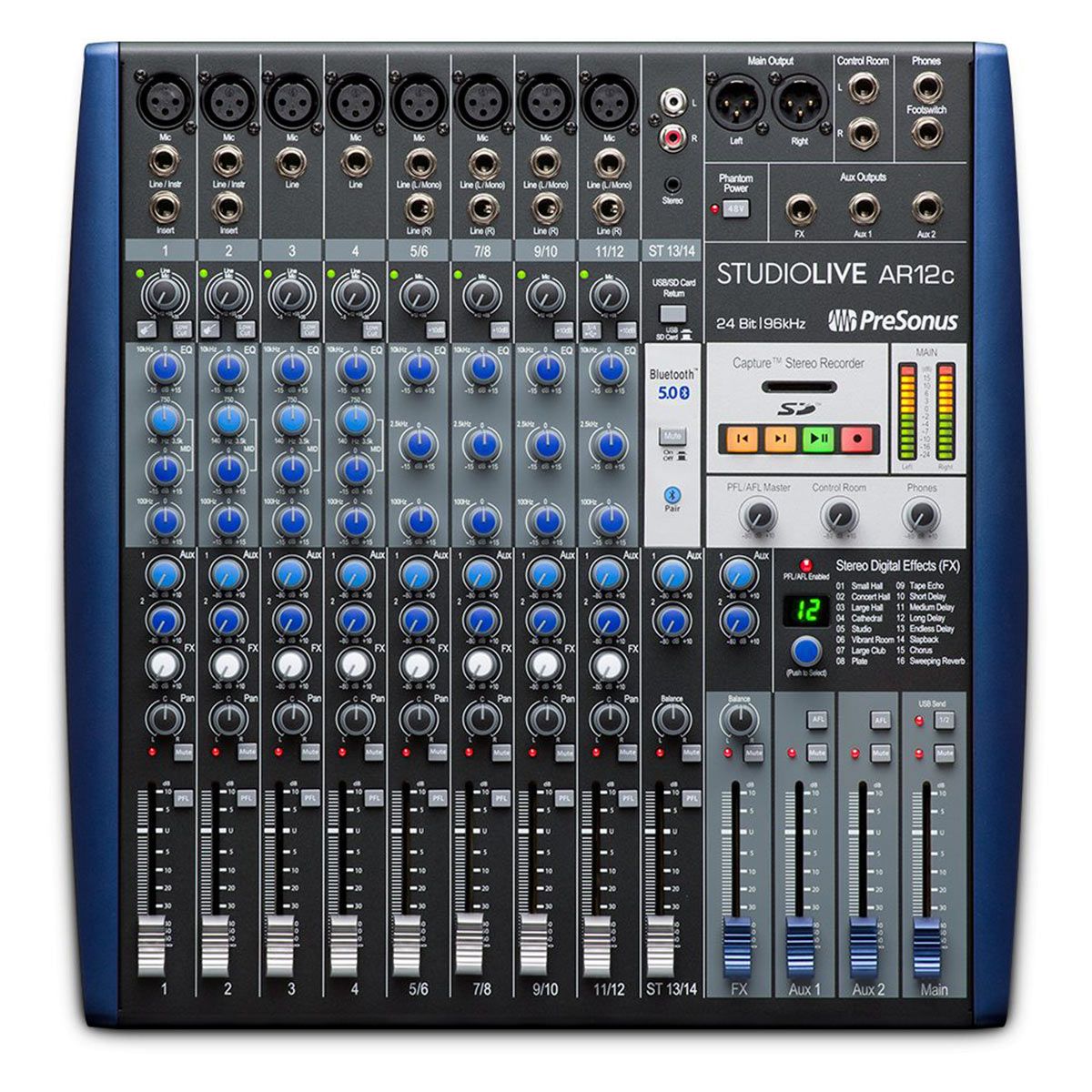 PreSonus StudioLive AR12C USB Type-C 14-Channel Mixer