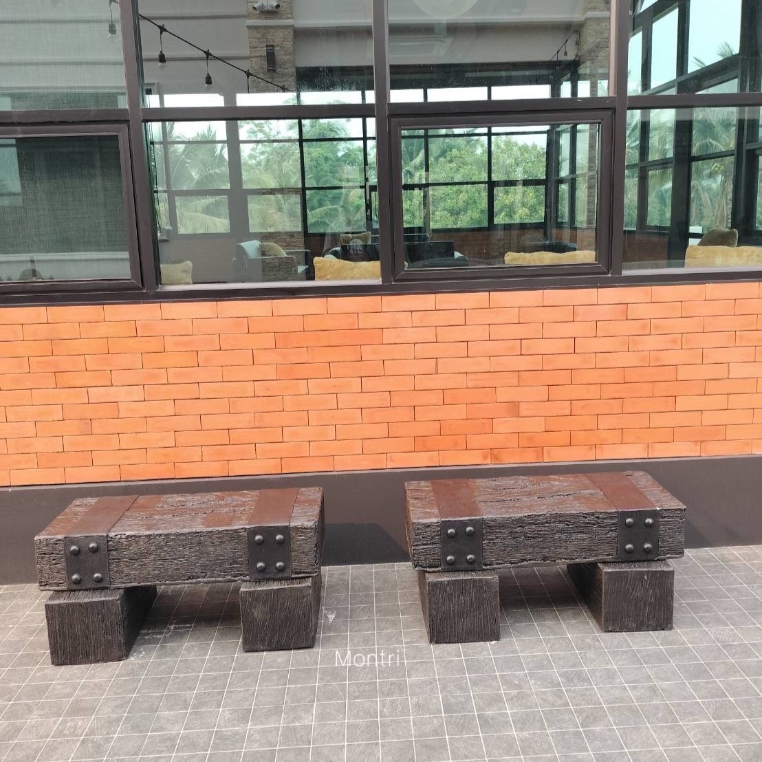 เก้าอี้ไม้หมอน เก้าอี้สนาม ยาว 100 cm. จำนวน 2 ตัว เก้าอี้ไม้หมอนรถไฟ เก้าอี้สนาม ม้านั่งสนาม งานสวยเรียบหรู มีบริการจัดส่งทั่วประเทศ แข็งแรงทนใช้งานได้ในระยะยาว