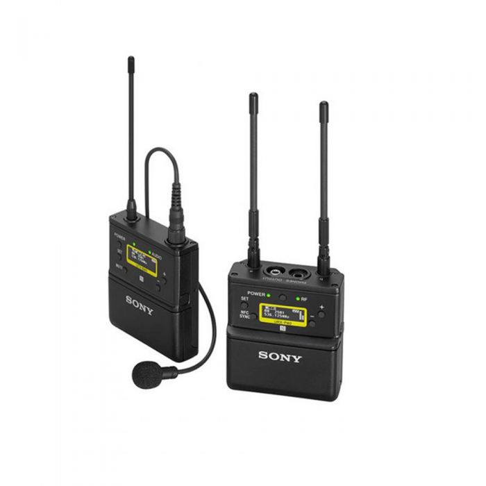 Sony UWP-D21 แบบเหน็บเสื้อและตัวรับสัญญาณ