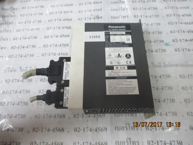 SERVO DRIVE " PANASONIC " MODEL : MSDA011A1A
