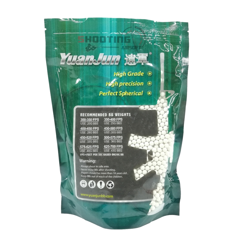 ลูกบีบีกัน YuanJun 0.20g 4,000 นัด