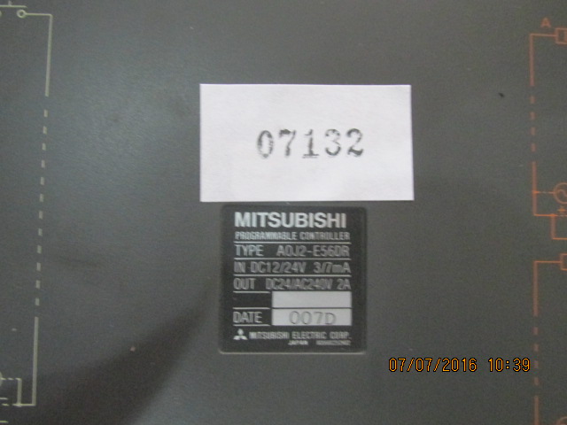 PLC " MITSUBISHI " MODEL : A0J2-E650R