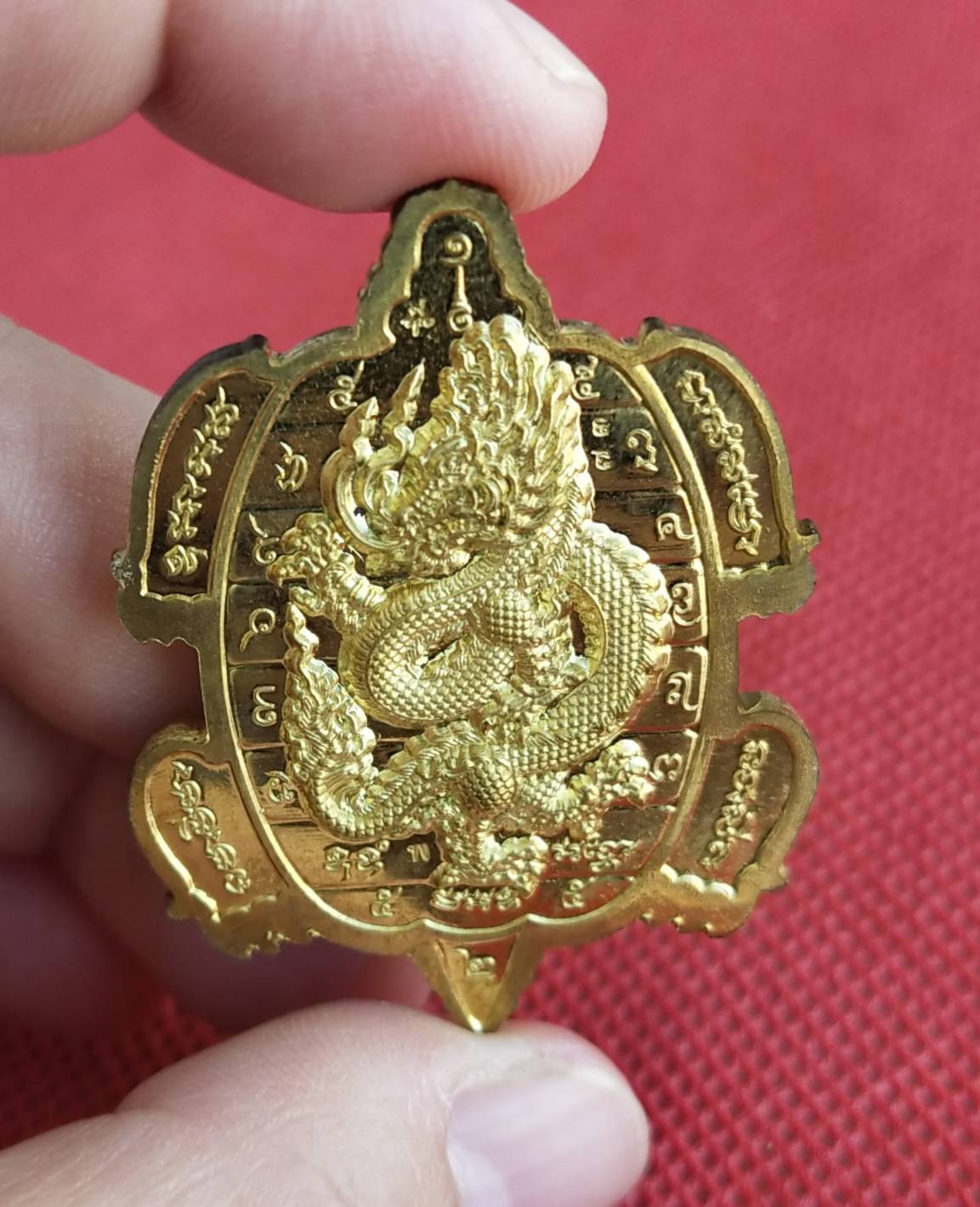 เหรียญพญาเต่ามังกรปลดหนี้ รุ่นแรก หลวงปู่บุญมา โชติธมฺโม จ.ปราจีนบุรี ปี๒๕๖๒ (หนุนดวง ปลดหนี้ เสริมบารมี โชคลาภ แก้ปีชง)