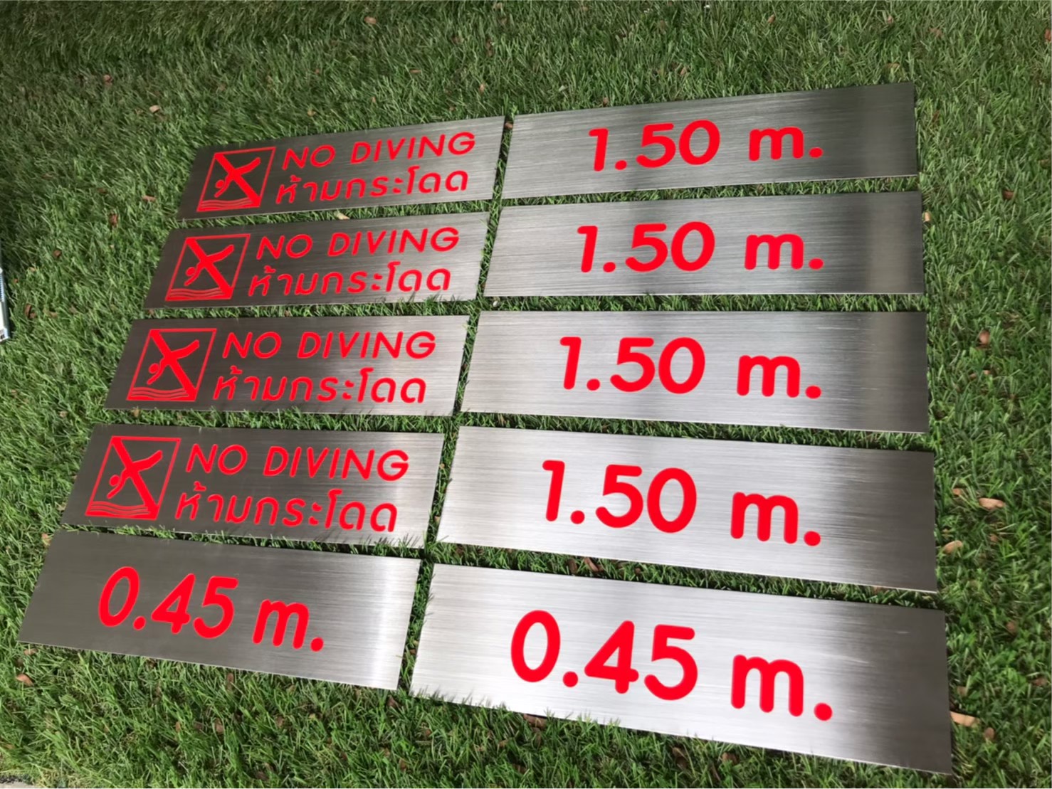 #ป้ายสแตนเลสกัดกรด