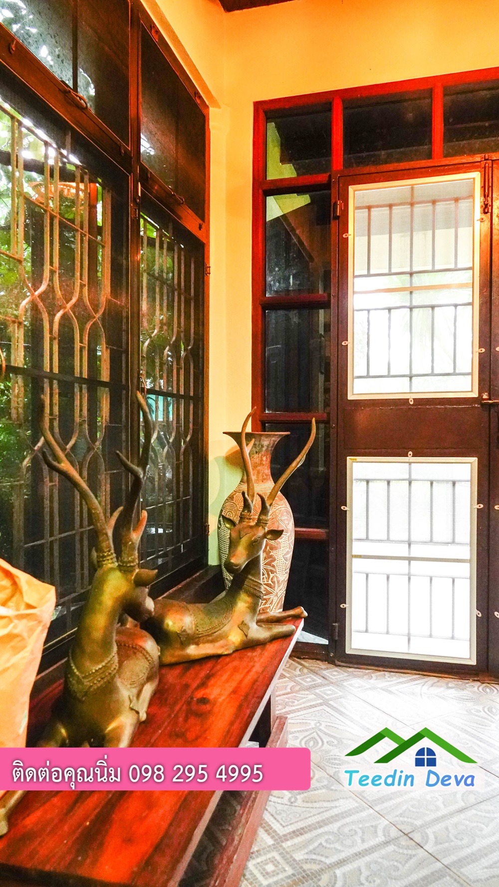 บ้านไทยประยุกต์ พร้อมสวนผลไม้ พืชผักสวนครัว ใกล้กับตัวเมืองนครนายก