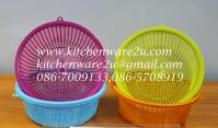 P00308 ตะแรงกลมเล็ก ขนาด เส้นผ่าศูนย์กลาง 24.5 x สูง 9.0 cms. (ราคาส่งต่อ 12 ใบ)