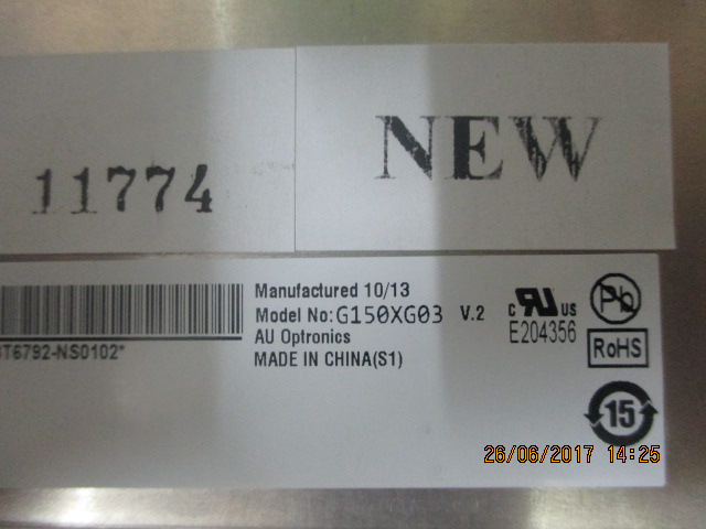 LCD PANEL " AUO " MODEL : G150XG03 V.2