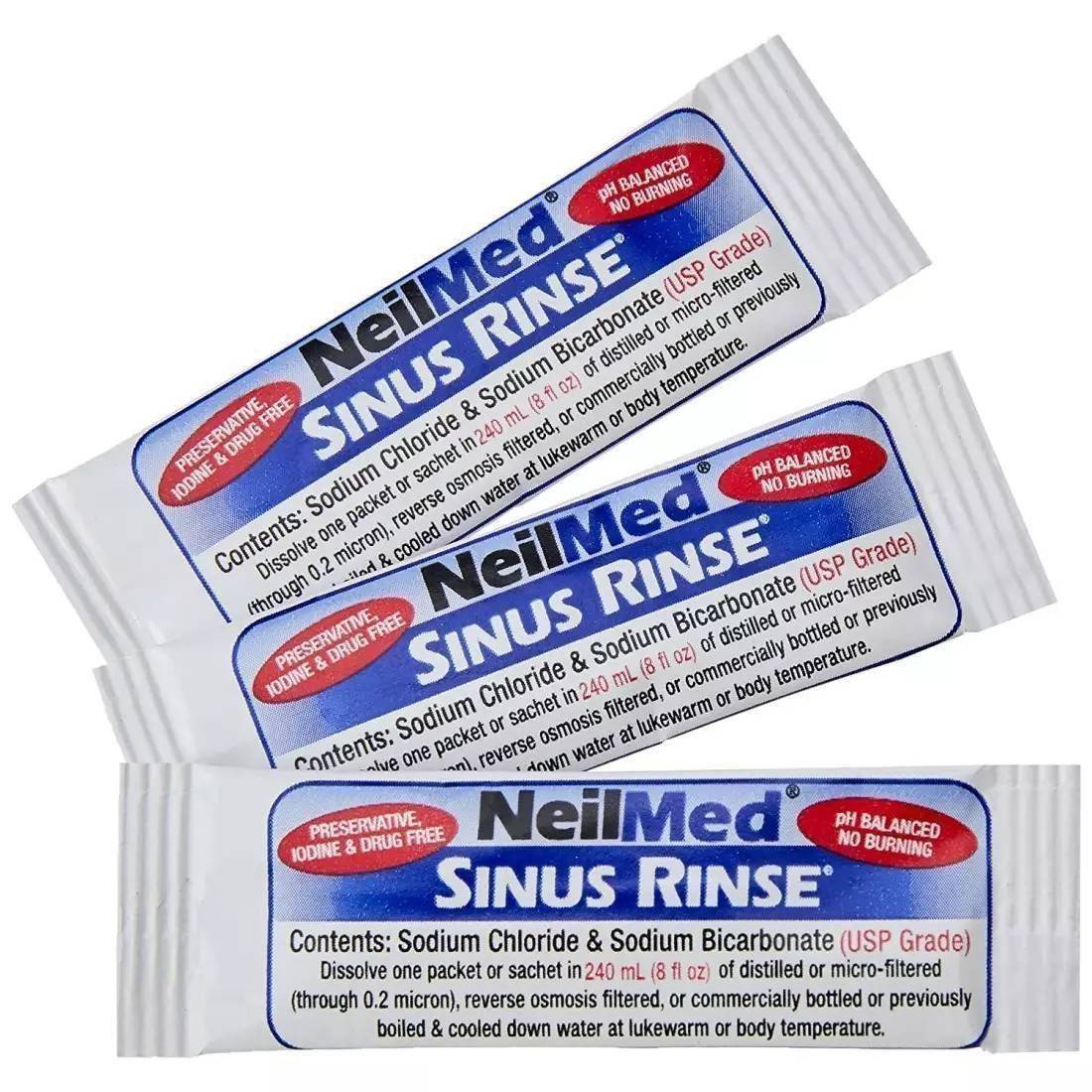 น้ำเกลือล้างจมูก Neilmed Sinus Rinse Value set