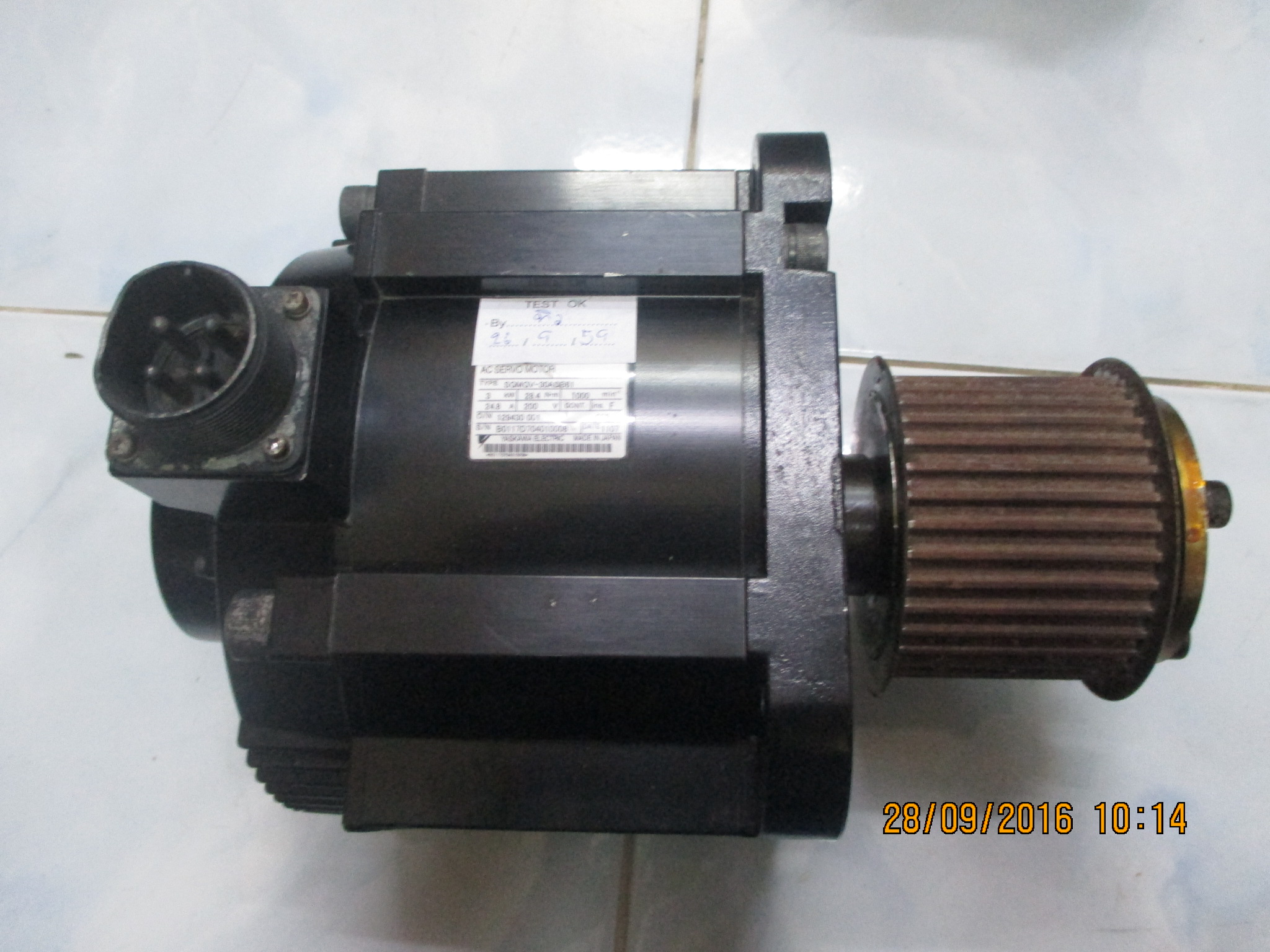 ซ่อม SGMGV-30ADB61 MOTOR "YASKAWA"