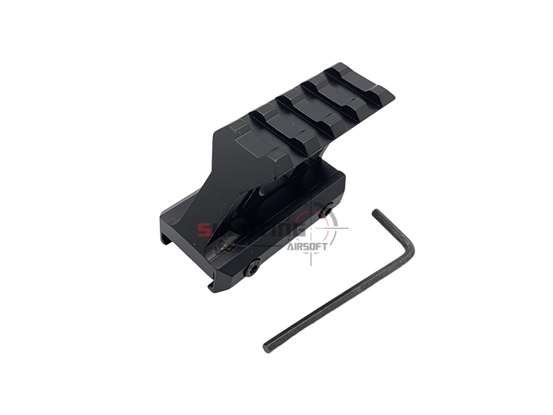 ขายกสูงทรงเฉียง สำหรับจับราง Picatinny 20mm.