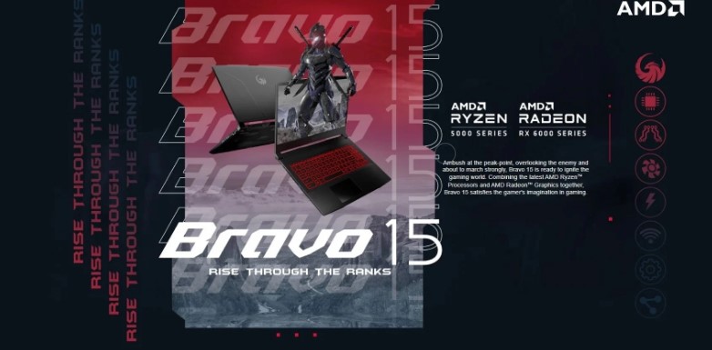 Notebook MSI Bravo 15 B5ED-007TH (Black)