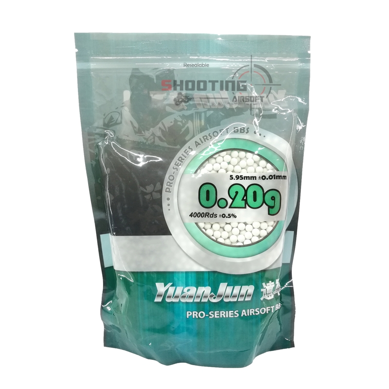 ลูกบีบีกัน YuanJun 0.20g 4,000 นัด