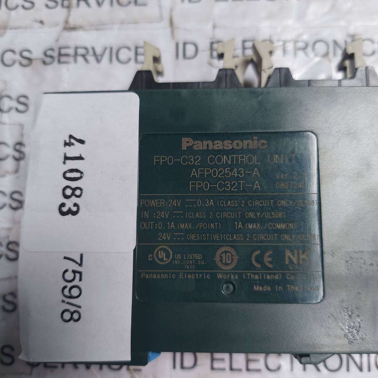PLC " PANASONIC " MODEL : FP0-C32T-A