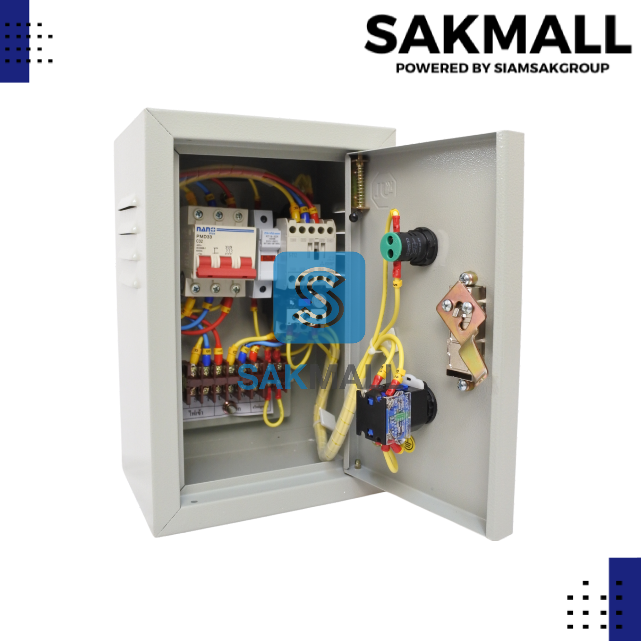ตู้ควบคุมมอเตอร์ รุ่น SS-00 มิตซูบิชิ 10 HP 380v.