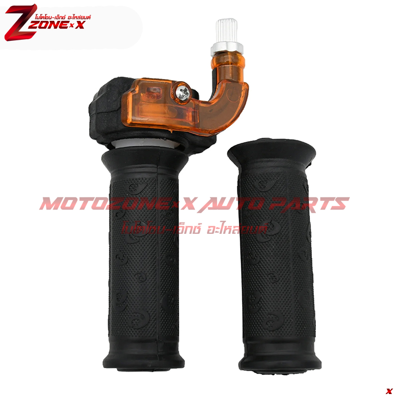 คันเร่ง+สาย Twist Throttle Accelerator Grip 22mm/14.9cm 47cc and 49cc Mini Motos and pocket bikes MOTOZONE-X(โมโตโซน-เอ็กซ์) อะไหล่ Part