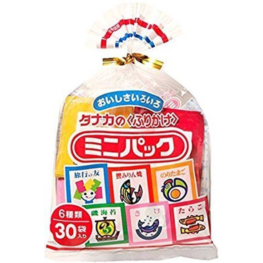 Tanaka Furikake ผงโรยข้าว แบบ 6 รส 30ซอง ห่อใหญ่เบิ้มๆไปเลย