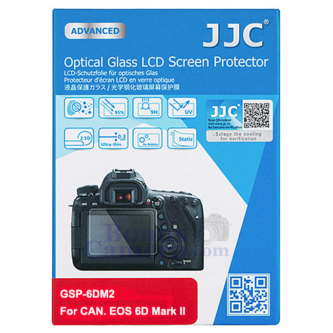 GSP-6DM2 แผ่นกระจกกันรอยจอ LCD แคนนอน EOS 6D Mk II Canon LCD Screen Protector