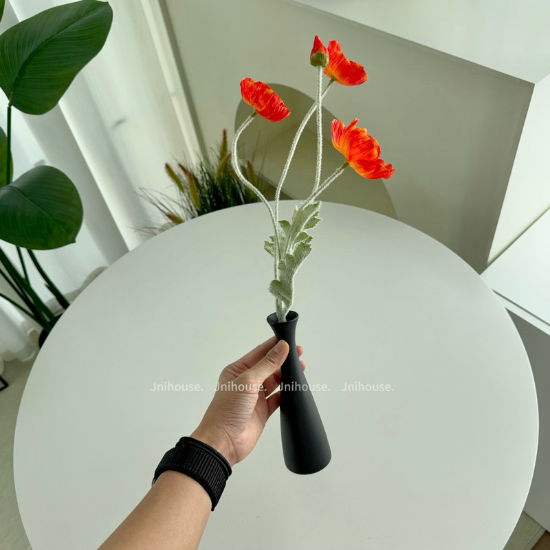 [พร้อมส่ง] Jnihouse : แจกันเซรามิก แจกันดอกไม้ทรงสูง (Vase)