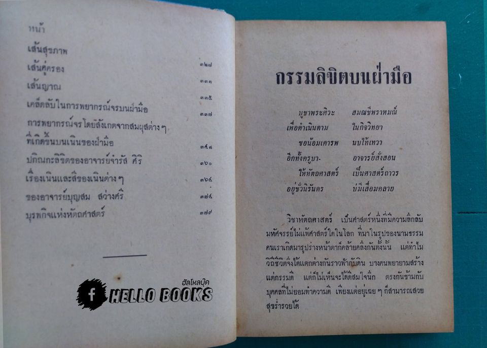 กรรมลิขิตบนฝ่ามือ