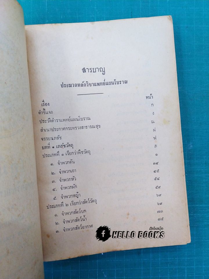 คู่มือประมวลหลักวิชาแพทย์แผนโบราณ