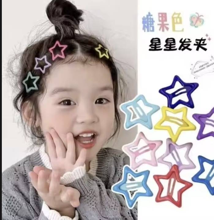 💗มาหยากิ๊ฟช้อป💗กิ๊บดาว กิ๊บติดผม ขนาดเล็ก 3. ซ.ม. แพ็ค 10 ชิ้น แฟชั่น เครื่องประดับผมผู้หญิง