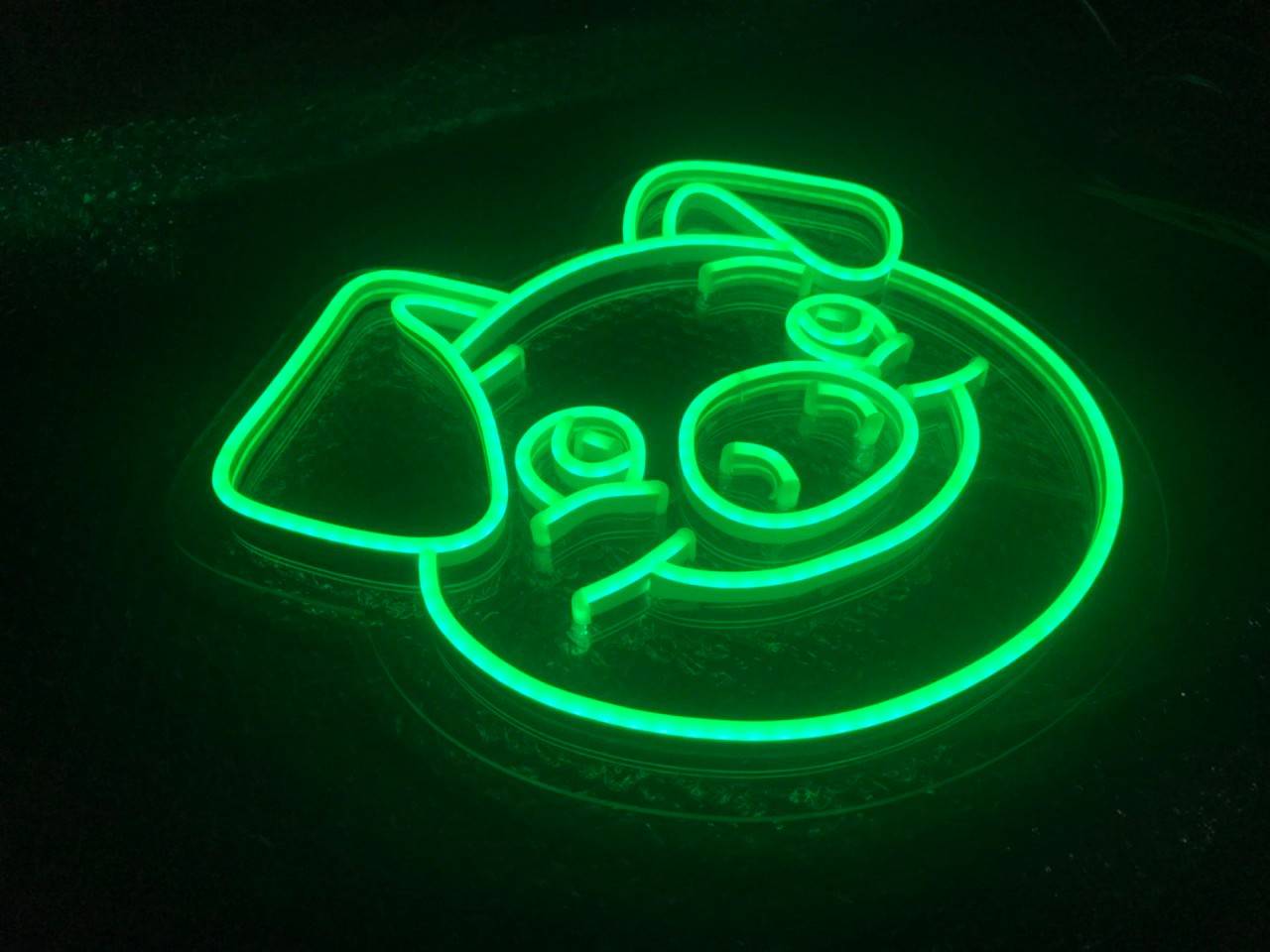 #ป้ายไฟนีออนดัดled