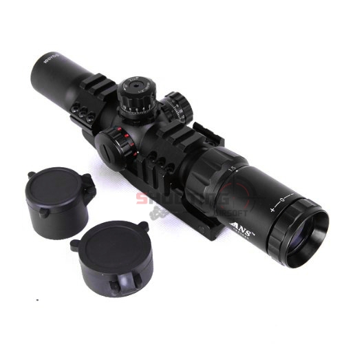 กล้องเล็งไว Scope ANS Optical 1.5-4x30 CQB เป้า MIL-DOT