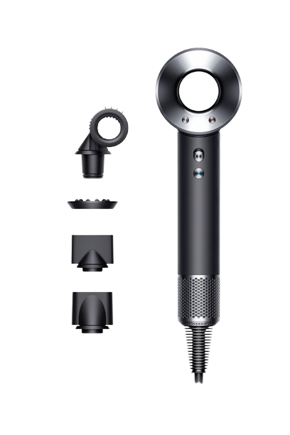 DYSON HD15 SS 1,600 วัตต์ ไดร์เป่าผม ( Flyaway smoother,Air Multiplier, 2-in-1 ) รับประกันศูนย์ไทย ( สี BK/NK )