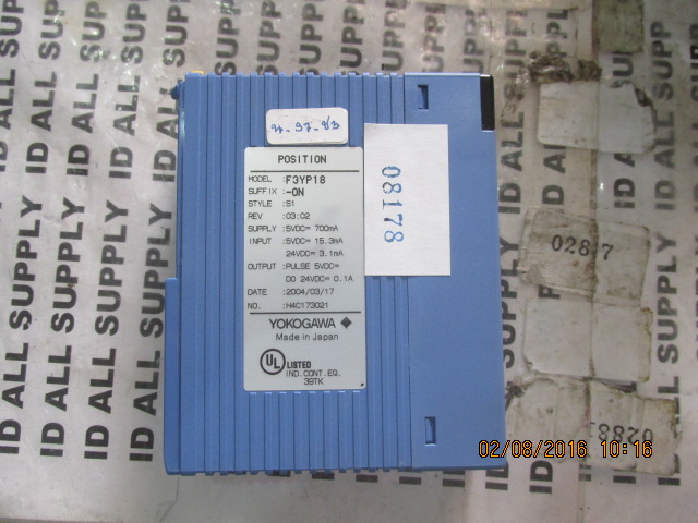 ขาย F3YP18 PLC "YOKOGAWA"