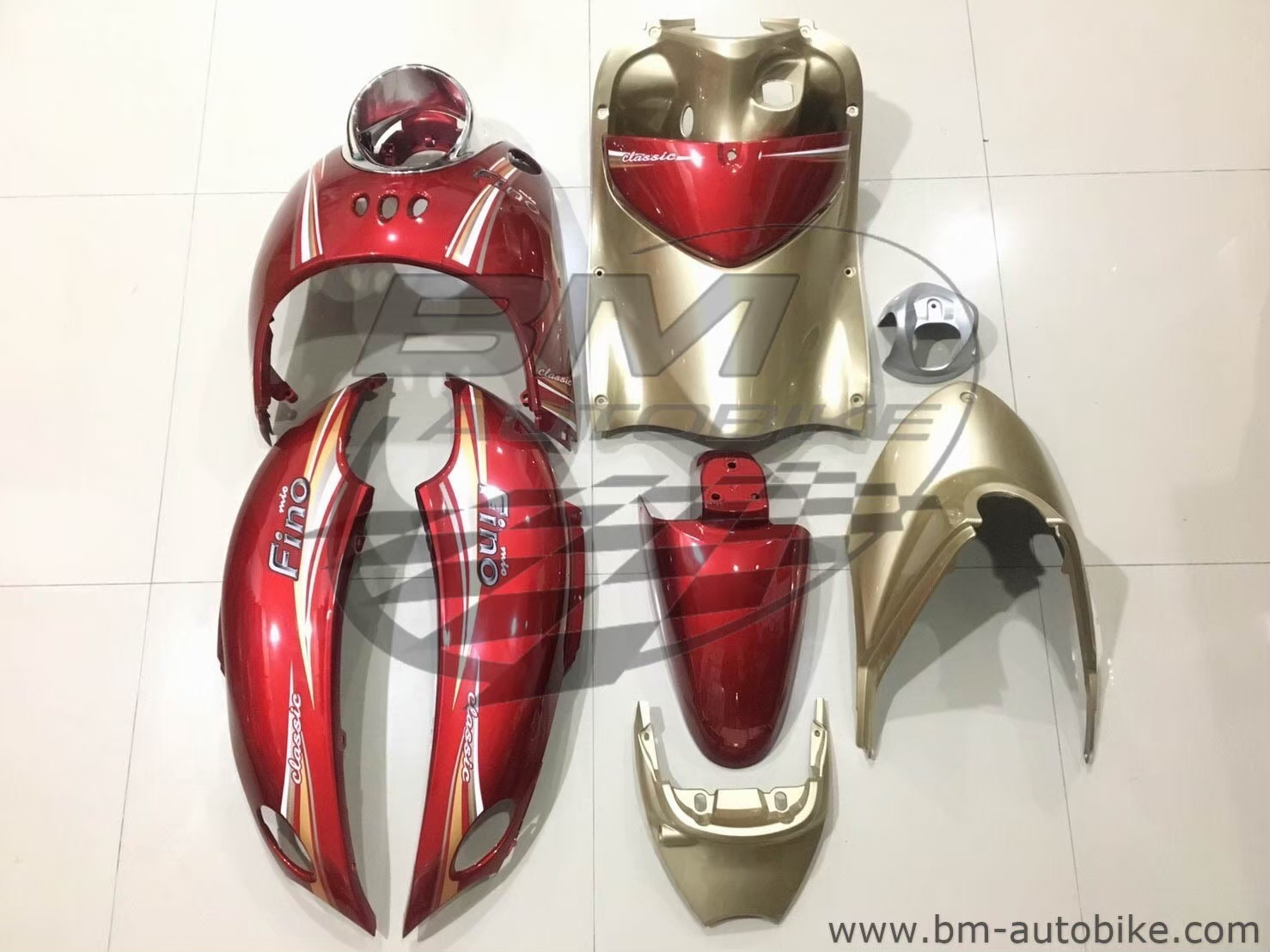 ชุดสี FINO เก่า เกรวม สีแดงแก้ว/ทอง 0 กก.