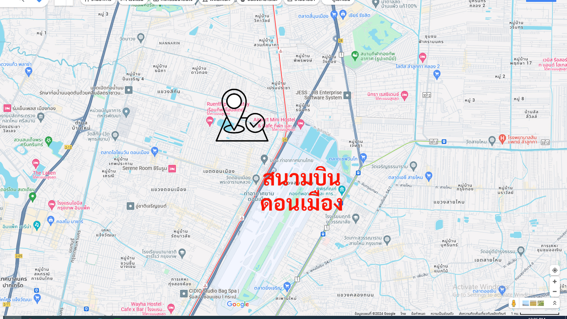 ขายที่ดิน ดอนเมือง ขนาด 50 ตารางวา ซอยสรณคมน์ 25 แยก3 (ซอยหมู่บ้านปิ่นเจริญ1) เหมาะสร้างบ้าน สร้างคาเฟ่ และอื่นๆ