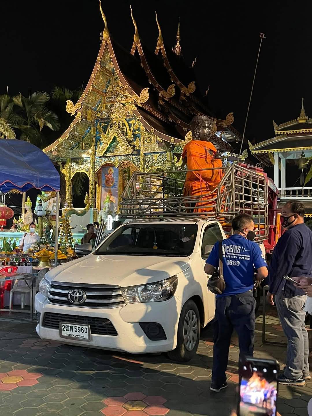 เหรียญท้าวเวสจำปี เนื้อชนวน วัดบ้านฟ่อน จ.เชียงใหม่ 2563