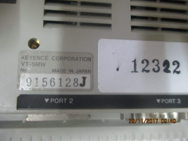 LCD TOUCH SCREEN " KEYENCE " MODEL : VT-5MW