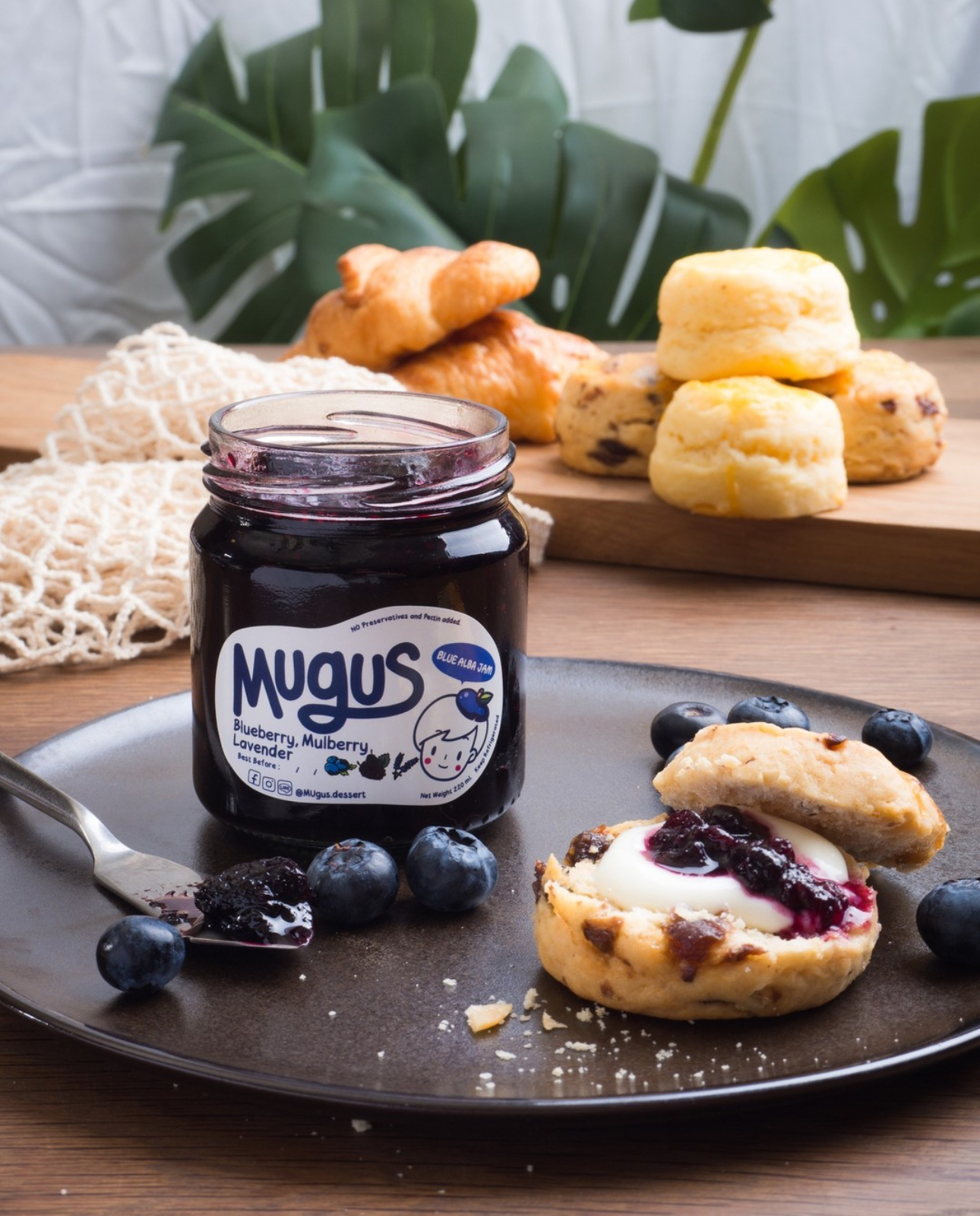 Blue alba jam - Blueberry, mulberry & lavender