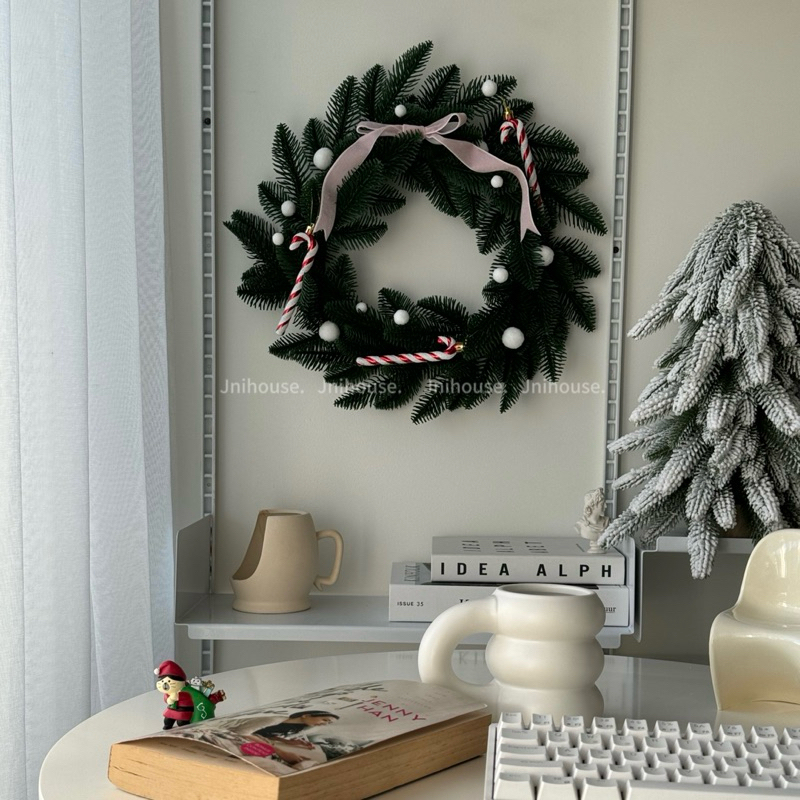 [พร้อมส่ง] Jnihouse : Christmas wreath (หลีดประดับคริสต์มาส)