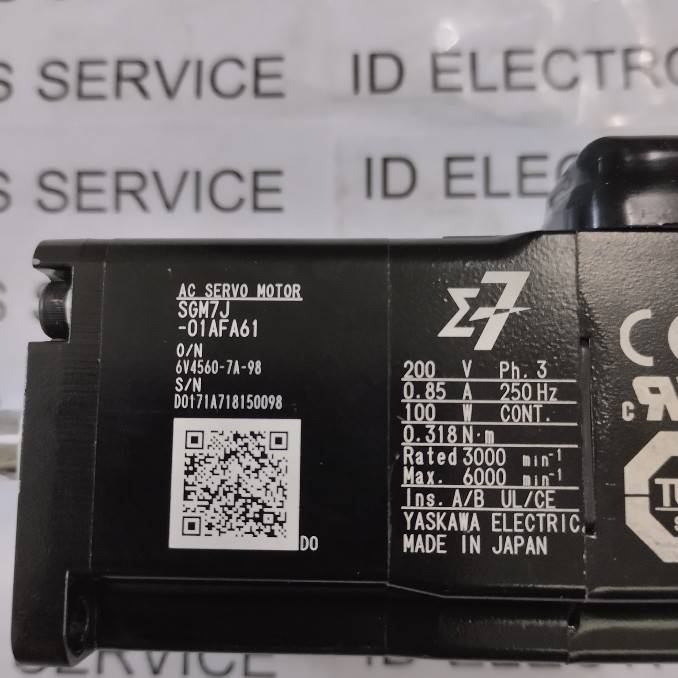 ซ่อม SGM7J-01AFA61 SERVO MOTOR "YASKAWA"
