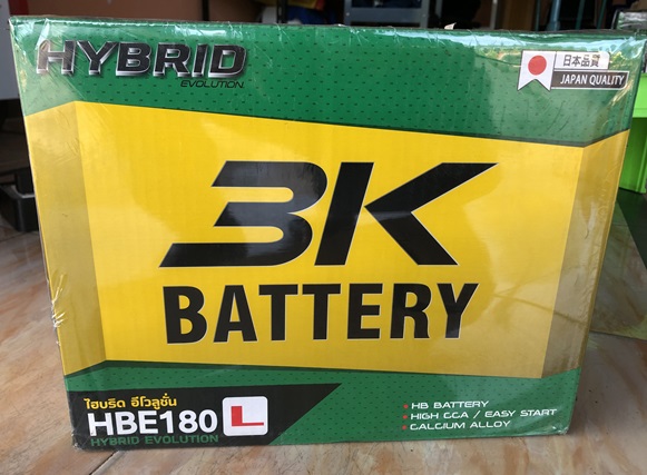 แบตเตอรี่น้ำ3k HBE 180