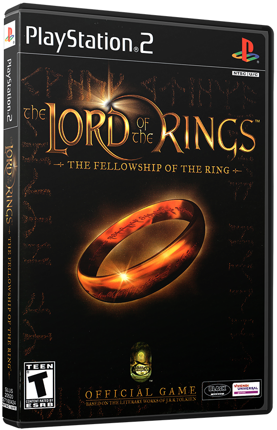 แผ่นเกมส์ PS2 : Lord of the Rings, The - The Fellowship of the Ring