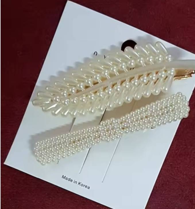 💗มาหยากิ๊ฟช้อป💗 กิ๊บหนีบผม กิ๊บมุก สไตล์เกาหลี สวยงาม สำหรับผู้หญิง