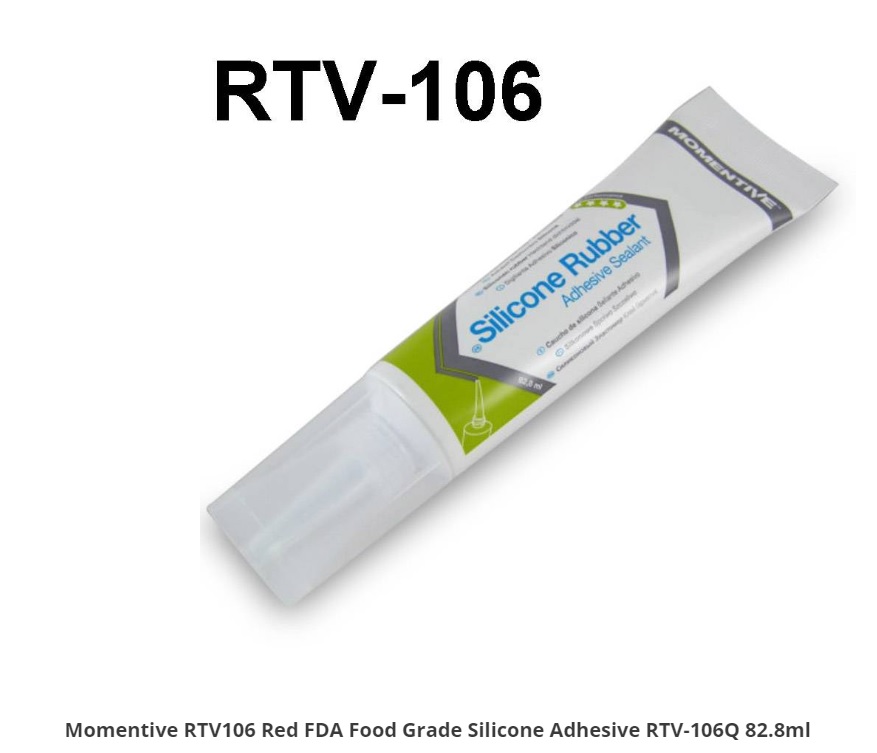 Momentive RTV106 Red FDA Food Grade Silicone Adhesive RTV-106Q 82.8ml