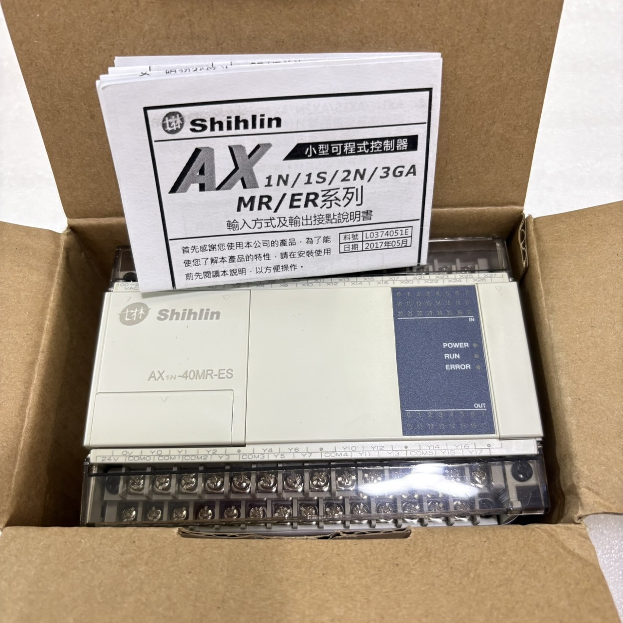PLC " SHIHLIN " MODEL : AX1N-40MR-ES