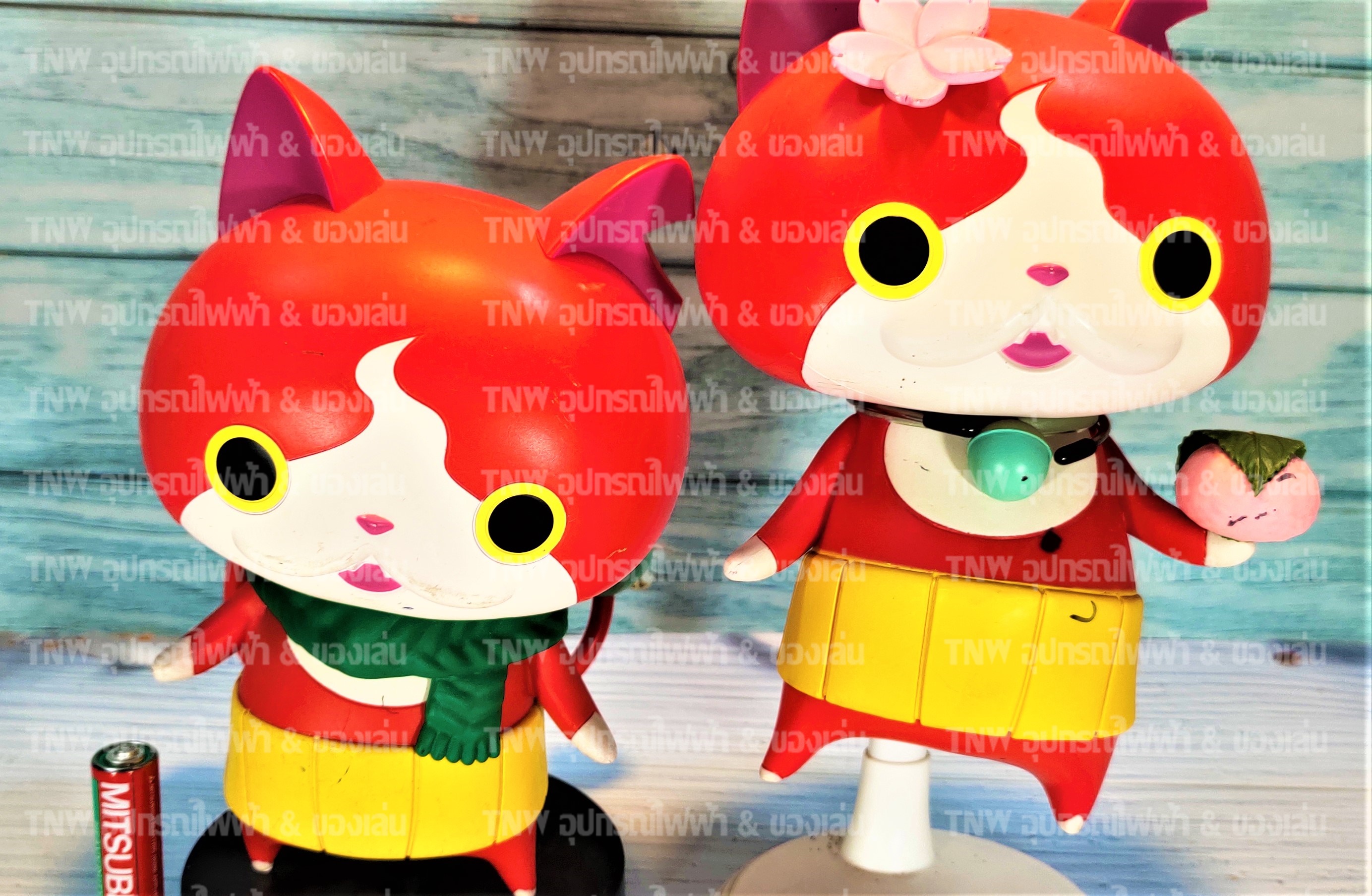 ตัวละคร จิบาเนียน (JIBANYAN) 2 ตัว จากเรื่อง โยไควอทช์ (Yo-kai Watch )
