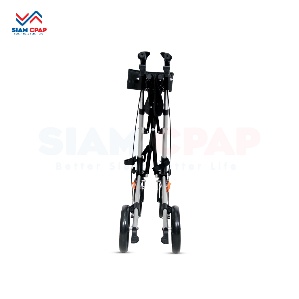 รุ่นใหม่ Rollator จากแบรนด์ Better รุ่น BT807L วอล์คเกอร์ 4 ล้อ อุปกรณ์ช่วยพยุงเดินและฝึกเดิน พร้อมที่นั่งในตัว รับประกันสินค้า 1 ปี